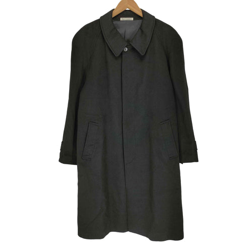 カシミヤ CASHMERE SILKY CASHMERE 比翼ステンカラーコート メンズ JPN:L