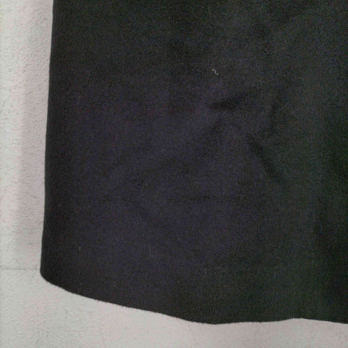 カシミヤ CASHMERE SILKY CASHMERE 比翼ステンカラーコート メンズ JPN:L