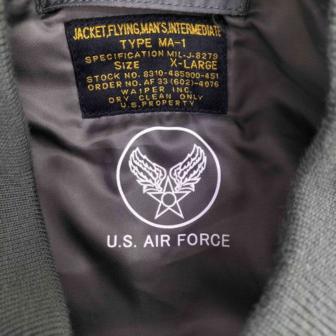 ワイパーインク WAIPER.inc U.S.AIR FORCE 最初期型 MA-1フライトジャケット メンズ import:XL