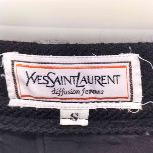 イヴサンローラン Yves Saint Laurent ウール タイトスカート レディース S