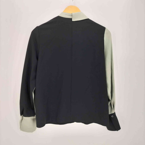 ユナイテッドトウキョウ UNITED TOKYO 23SS バイカラー オプティカル ブラウス 手洗い可能 レディース FREE