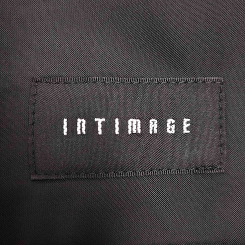 INTIMAGE PREMIUM WASH 背抜き ウール 2B ストライプ テーラードジャケット 1タック スラックス セットアップ メンズ AB5