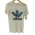 アディダス adidas 70-80s USA製 old デカ トレフォイル ロゴ Tシャツ 裾袖シングル メンズ