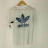 アディダス adidas 70-80s USA製 old デカ トレフォイル ロゴ Tシャツ 裾袖シングル メンズ