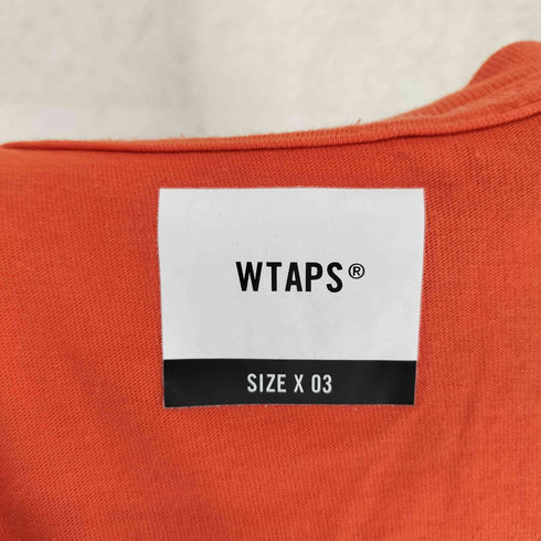 ダブルタップス WTAPS 両面プリント クルーネック 半袖 Tシャツ メンズ X 03