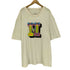メゾンマルジェラ Maison Margiela 19SS ダメージ加工 ロゴプリント 半袖 Tシャツ メンズ 44