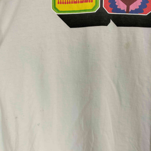 メゾンマルジェラ Maison Margiela 19SS ダメージ加工 ロゴプリント 半袖 Tシャツ メンズ 44