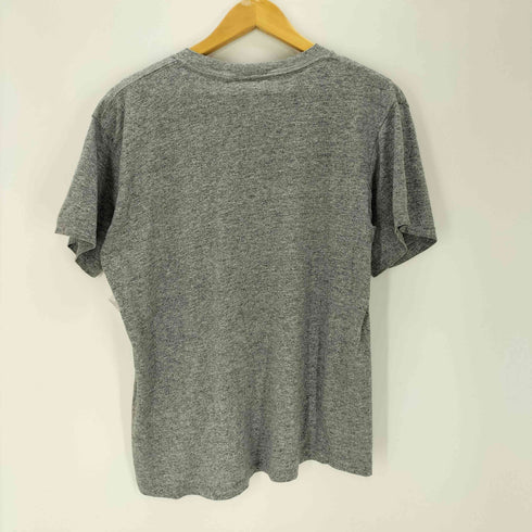 ナイキ NIKE 90S OLD 銀タグ USA製 ゴツナイキ ロゴ プリント ボックス Tシャツ 霜降り 裾袖シングル メンズ import:XL