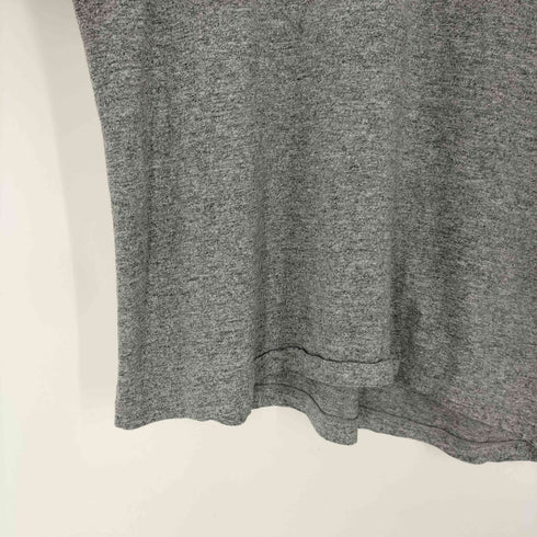 ナイキ NIKE 90S OLD 銀タグ USA製 ゴツナイキ ロゴ プリント ボックス Tシャツ 霜降り 裾袖シングル メンズ import:XL
