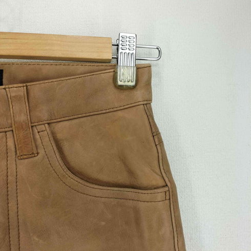 リー Lee RIDES 5201 パッチワーク カウレザーパンツ レディース 26X34