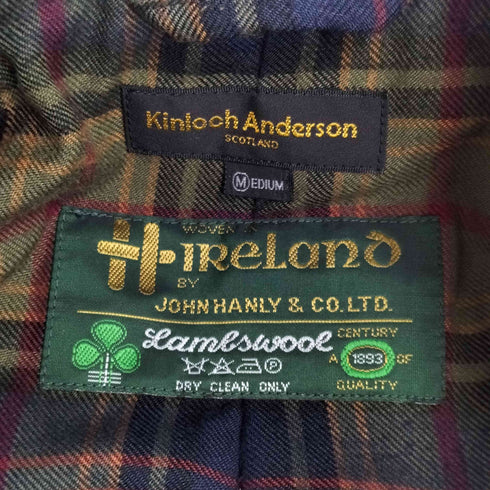キンロックバイキンロックアンダーソン KINLOCH ANDERSON John Hanly エルボーパッチ ジャケット メンズ M