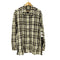 ストラクチャー STRUCTURE 90S OLD LINEN 100% ルーマニア製 ユーロ チェック 麻 リネン カバーオール ジャケット メンズ import:L
