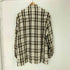 ストラクチャー STRUCTURE 90S OLD LINEN 100% ルーマニア製 ユーロ チェック 麻 リネン カバーオール ジャケット メンズ import:L