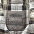ストラクチャー STRUCTURE 90S OLD LINEN 100% ルーマニア製 ユーロ チェック 麻 リネン カバーオール ジャケット メンズ import:L