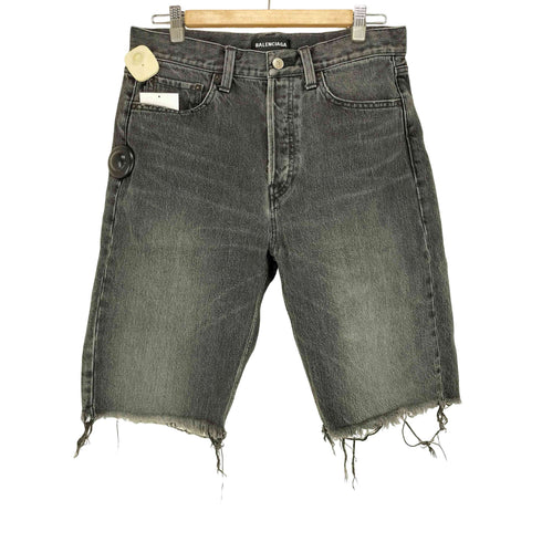 バレンシアガ BALENCIAGA 19SS Slim Denim Shorts スリム デニム ショートパンツ メンズ 31