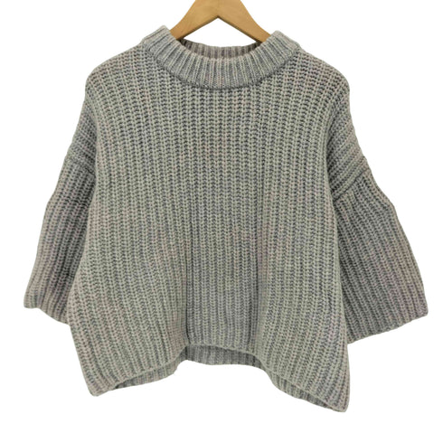 ハイク HYKE RIBBED CROP TOP リブクロップドニット レディース JPN:S