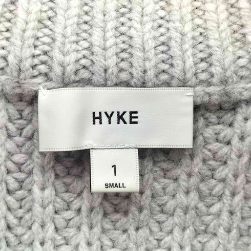 ハイク HYKE RIBBED CROP TOP リブクロップドニット レディース JPN:S
