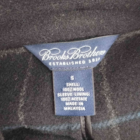 ブルックスブラザーズ BROOKS BROTHERS ブラック ダッフルコート メンズ JPN:S