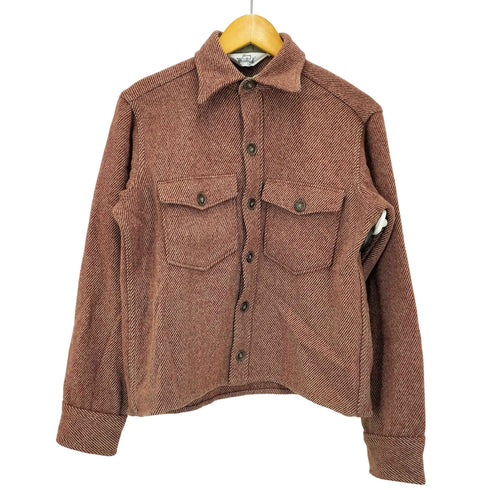 ウールリッチ WOOLRICH 70S USA製 白タグ CPO シャツ メンズ import:S