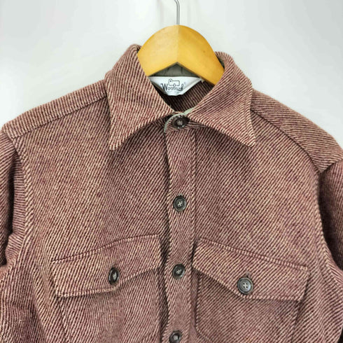 ウールリッチ WOOLRICH 70S USA製 白タグ CPO シャツ メンズ import:S