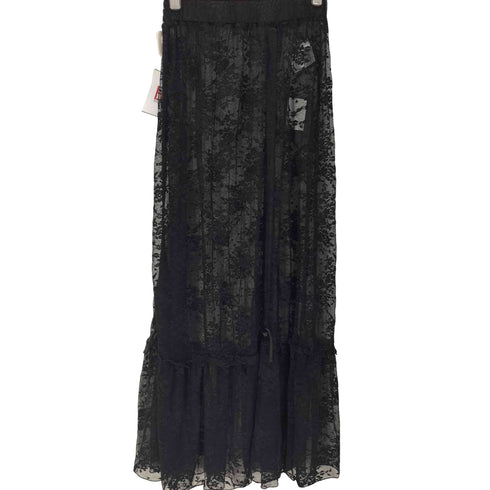 ラブユ LVEU. Multi way shirring lace skirt マルチウェイシャーリングレーススカート レディース FREE