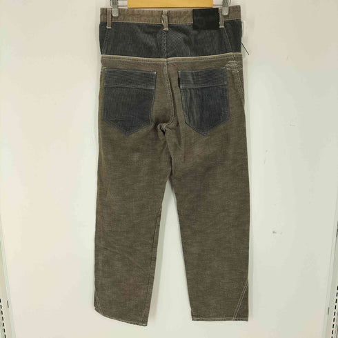 SCANNER FUNDAMENTAL PRODUCT スキャナーコーデュロイ切り替え デニムパンツ メンズ 32×31