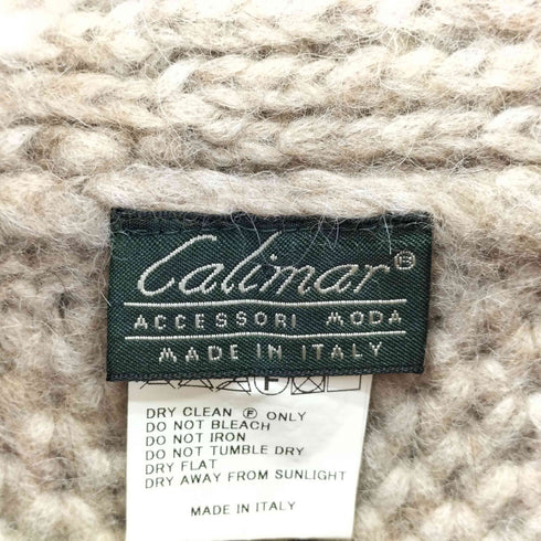 calimar カリマール アルパカ混 ノースリーブカーディガン レディース