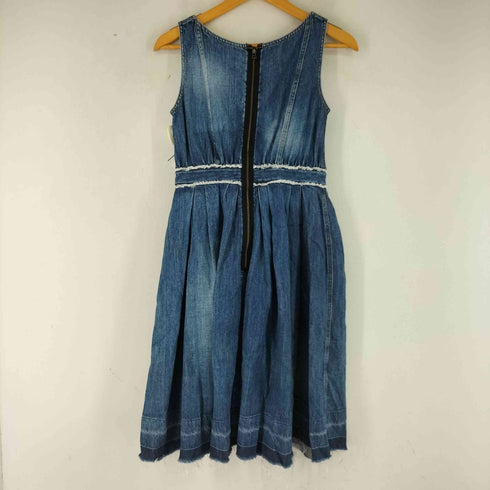 ランバンオンブルー LANVIN en Bleu デザイン デニムノースリーブワンピース レディース FR:36