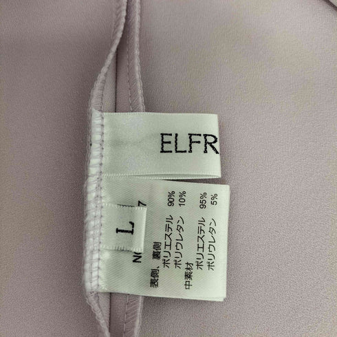 エルフランク ELFRANK ボンディングボリュームフレアロングスカート レディース L