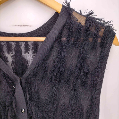 ノーリーズ NOLLEY’S 25SS カットフリンジ2WAYベスト レディース JPN:38