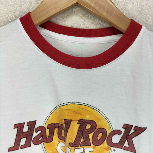 ハードロックカフェ Hard Rock Cafe AMSTERDAM リンガー ミニ 半袖 Tシャツ Y2K レディース XS