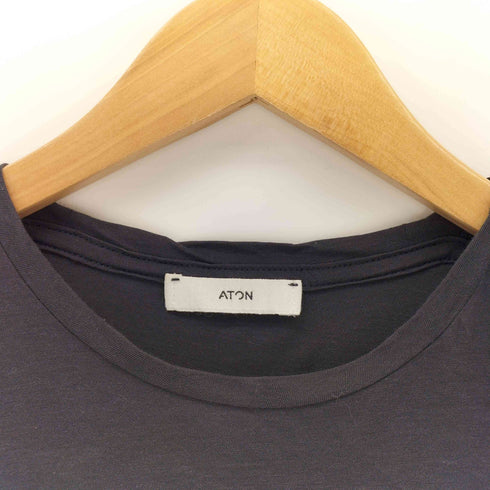 エイトン ATON 60/FRESCA STANDARD TEE スタンダード クルーネックTシャツ レディース 01