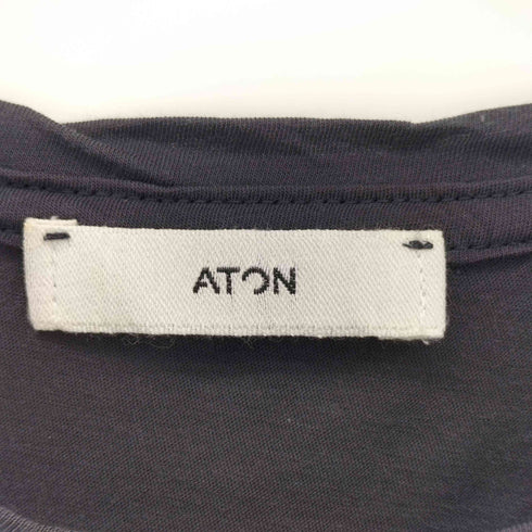 エイトン ATON 60/FRESCA STANDARD TEE スタンダード クルーネックTシャツ レディース 01