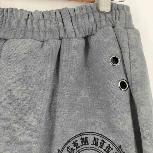 エージェムナイン AGEM/9 Processed Cross Sweat PT 加工クロスパッチバレルスウェットパンツ メンズ FREE