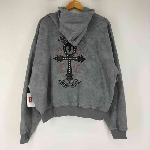 エージェムナイン AGEM/9 Processed Cross Zip PK 加工裏毛クロスパッチPK メンズ FREE