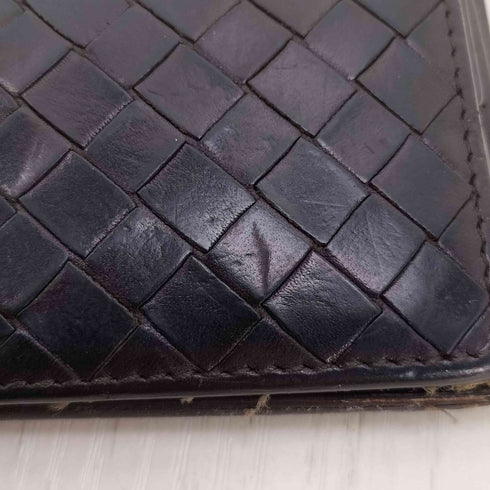 ボッテガヴェネタ BOTTEGA VENETA イタリア製 イントレチャート レザー 二つ折り 財布 メンズ