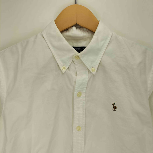 ラルフローレンスポーツ RALPH LAUREN SPORT SLIM FIT ポニー刺繍 L/S ボタンダウン シャツ レディース JPN:9号