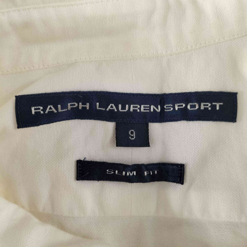 ラルフローレンスポーツ RALPH LAUREN SPORT SLIM FIT ポニー刺繍 L/S ボタンダウン シャツ レディース JPN:9号