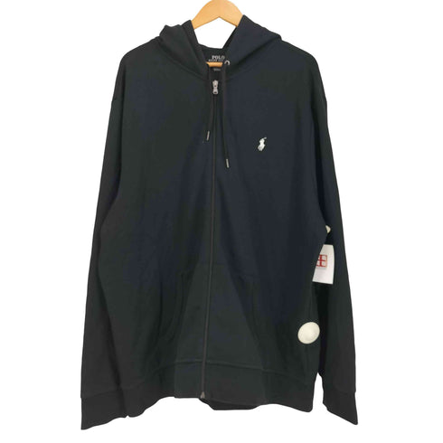 ポロバイラルフローレン Polo by RALPH LAUREN ダブルニット フルジップ フーディ パーカー メンズ XXL