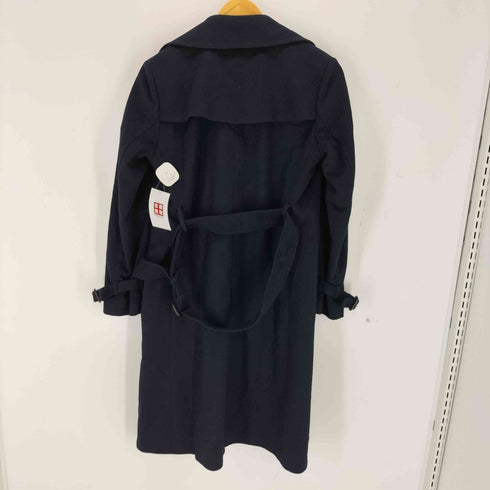 バーニーズニューヨーク BARNEYS NEWYORK ベルト付き ダブルブレストロング トレンチコート レディース