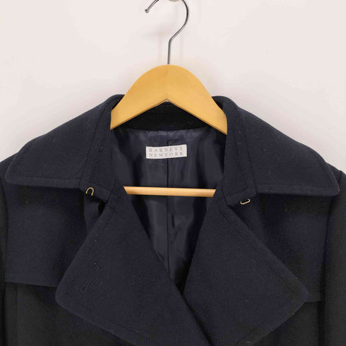 バーニーズニューヨーク BARNEYS NEWYORK ベルト付き ダブルブレストロング トレンチコート レディース