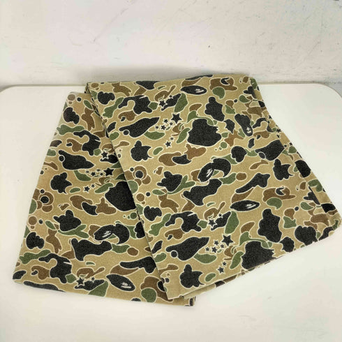ベイプ BAPE カモフラ柄 マフラー メンズ
