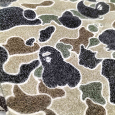 ベイプ BAPE カモフラ柄 マフラー メンズ