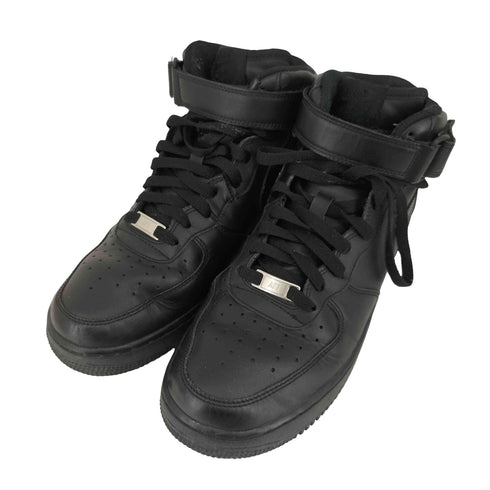 ナイキ NIKE Air Force 1 Mid '07 Black/Black エアフォース1 ミドルカット メンズ JPN:27