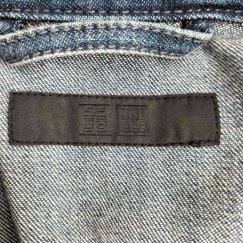 ユニクロ UNIQLO ジップアップブルゾン/デニム メンズ JPN:L