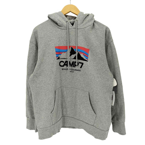 キャンプセブン CAMP7 プリントスウェットフーディ― メンズ import:L