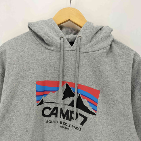 キャンプセブン CAMP7 プリントスウェットフーディ― メンズ import:L