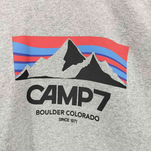 キャンプセブン CAMP7 プリントスウェットフーディ― メンズ import:L