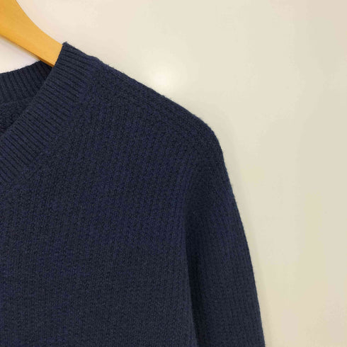 ユニクロ UNIQLO 3DスフレヤーンVネックセーター メンズ import:M