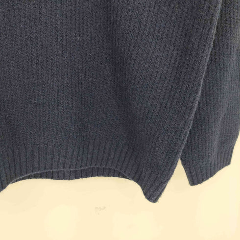 ユニクロ UNIQLO 3DスフレヤーンVネックセーター メンズ import:M